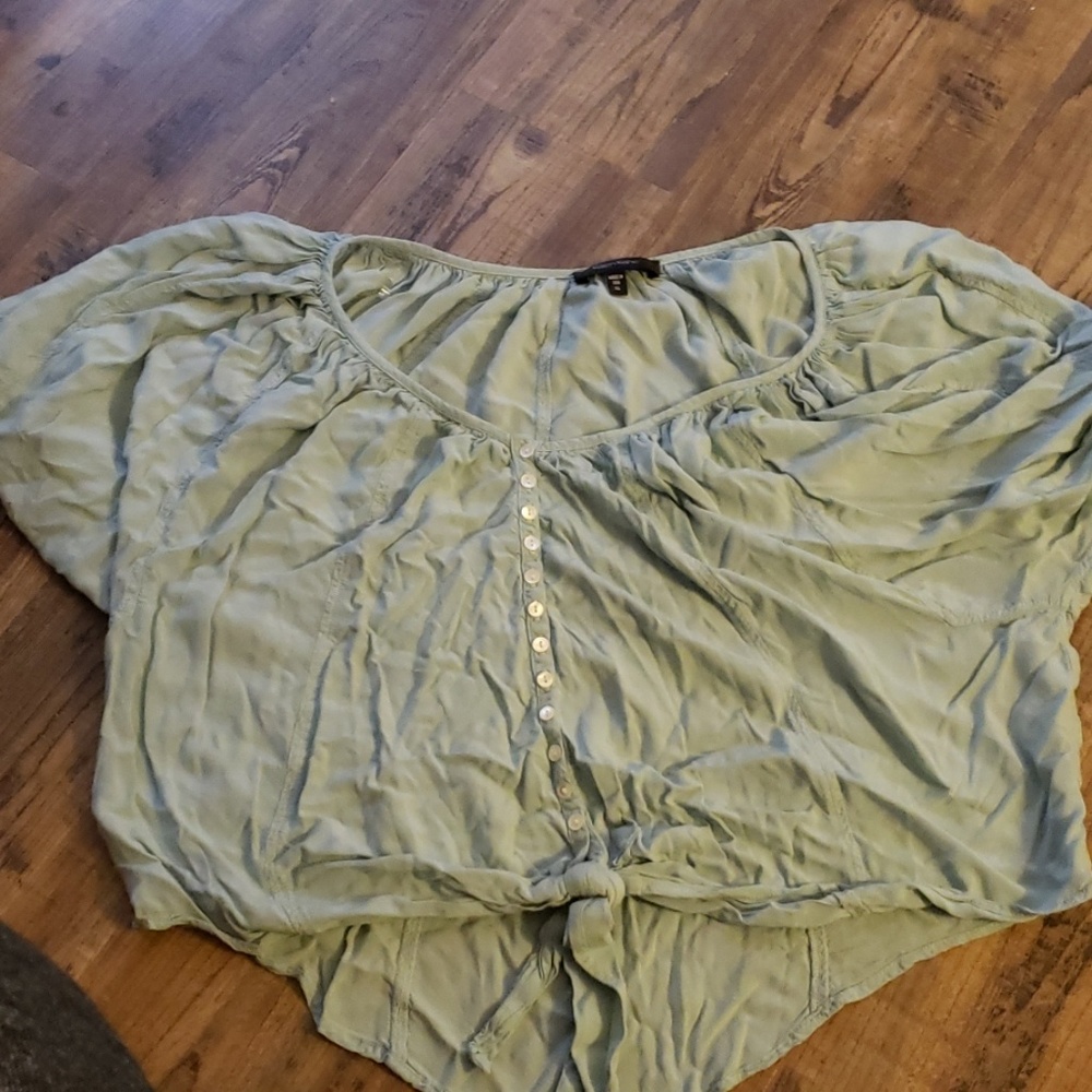 Karen Kane pheasant blouse